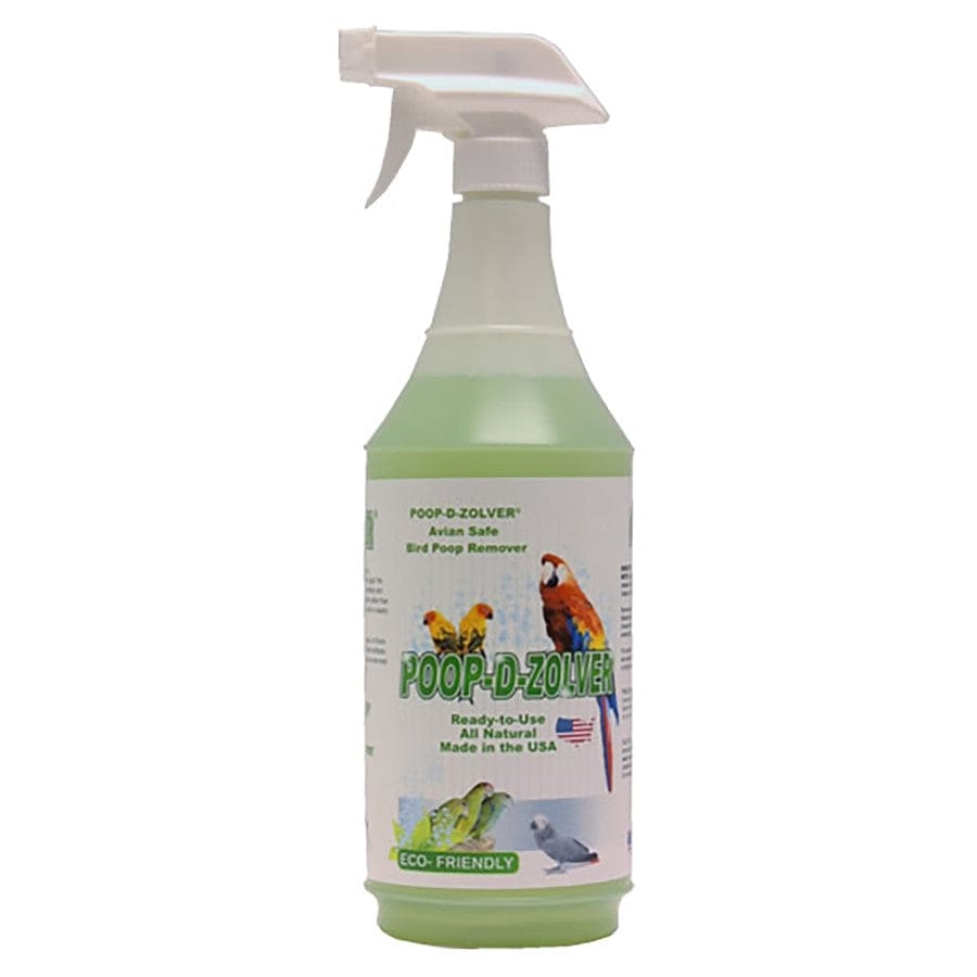 A and E Cages Bird Cage Poop-D-Zolver Lime Coconut Scented 32oz - Pet Supplies - A and E