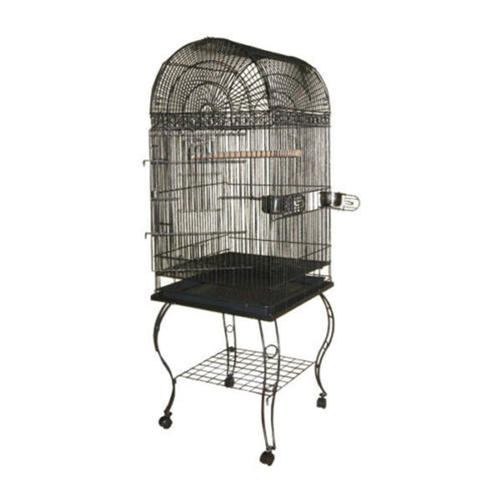 A and E Cages Economy Dome Top Cage Black 20in X 20in - Pet Supplies - A and E