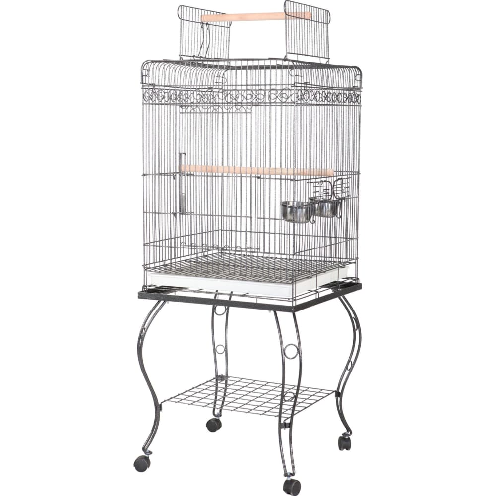 A and E Cages Economy Play Top Cage Black 20in x 20in x 58in - Pet Supplies - A and E
