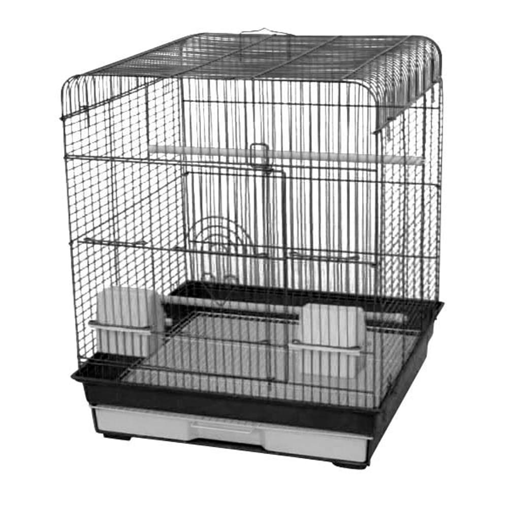 A and E Cages Flat Top Cage (2) Black and (2) White 18in X 18in 4pk - Pet Supplies - A and E