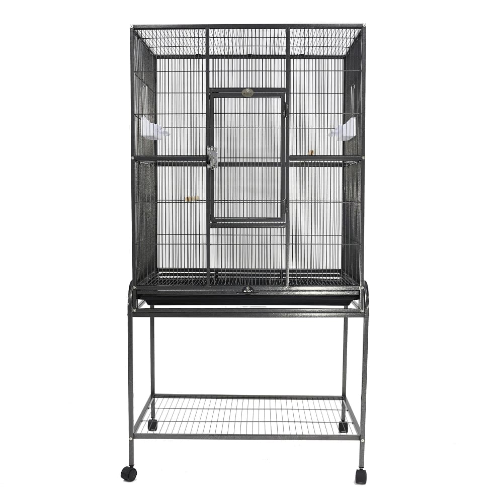 A and E Cages Flight Cage and Stand Black 31in X 20in - Pet Supplies - A and E