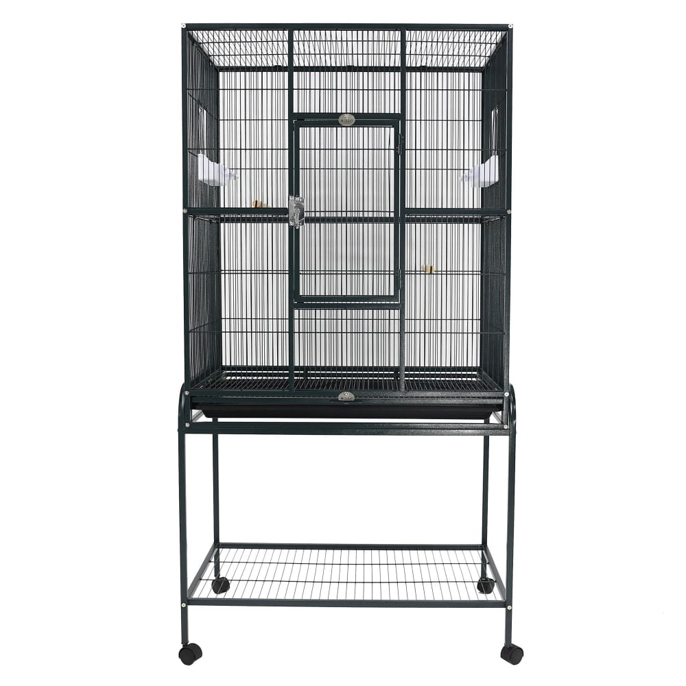 A and E Cages Flight Cage and Stand Green 31in X 20in - Pet Supplies - A and E