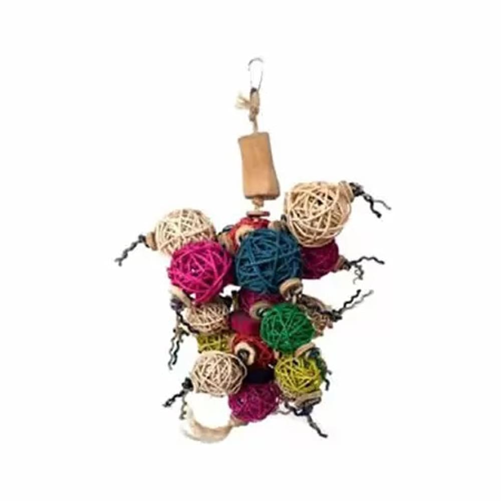 A and E Cages Happy Beaks Ball Thing Bird Toy MD - Pet Supplies - A and E