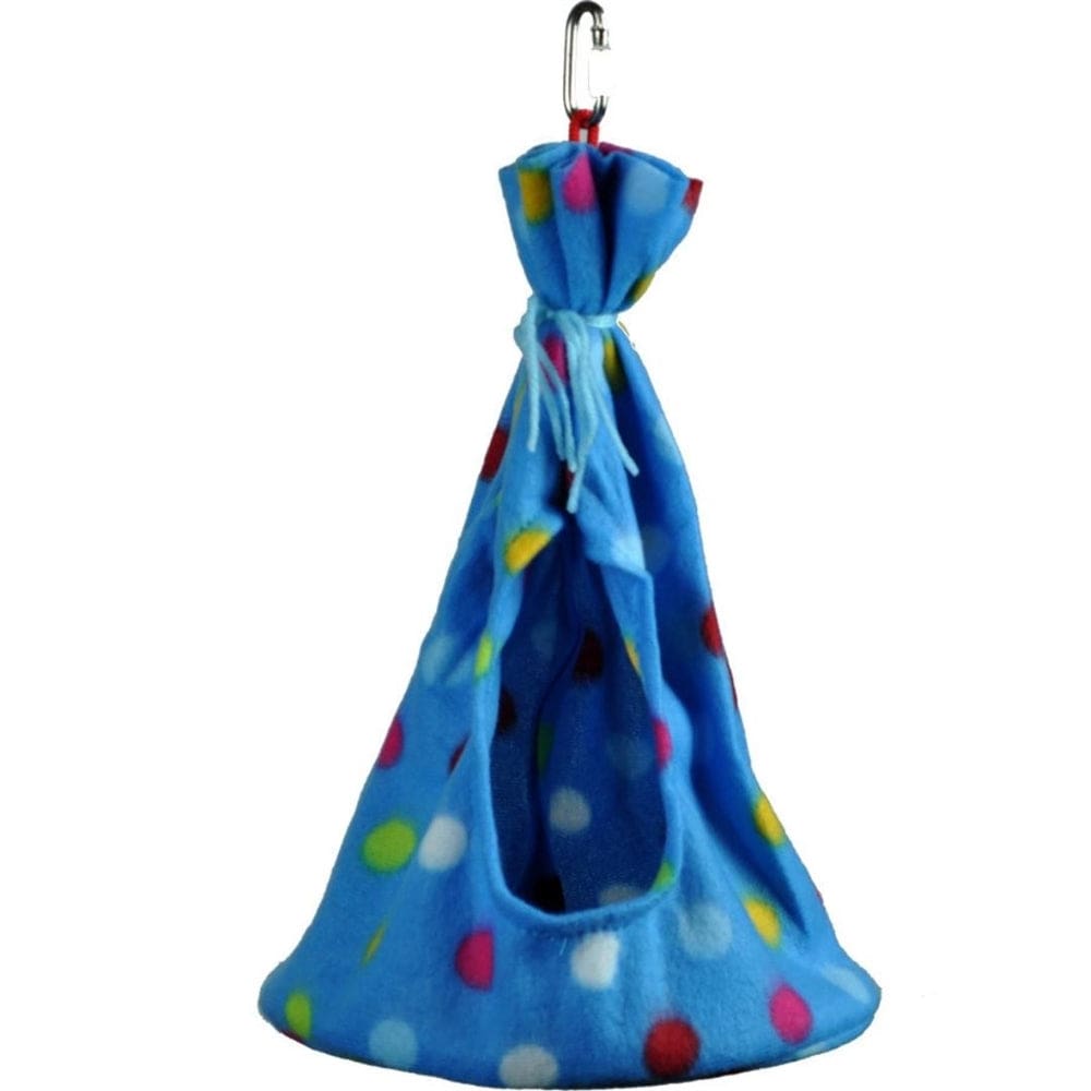 A and E Cages Happy Beaks Fleece Teepee Bird Toy LG - Pet Supplies - A and E