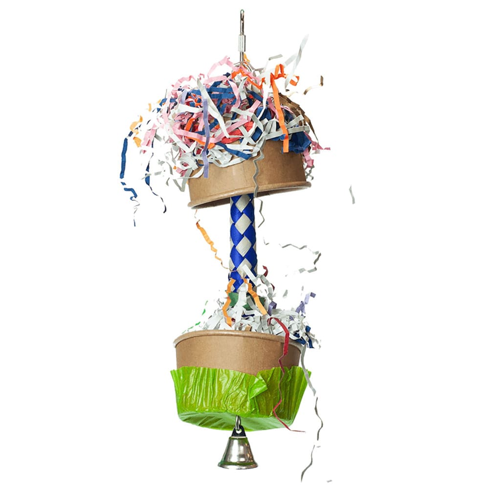 A and E Cages Happy Beaks Foraging Cupcake Bird Toy One Size - Pet Supplies - A and E
