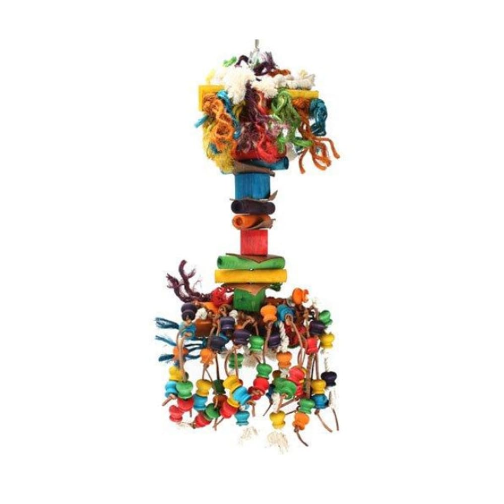 A and E Cages Happy Beaks Hairy Monster Bird Toy LG - Pet Supplies - A and E