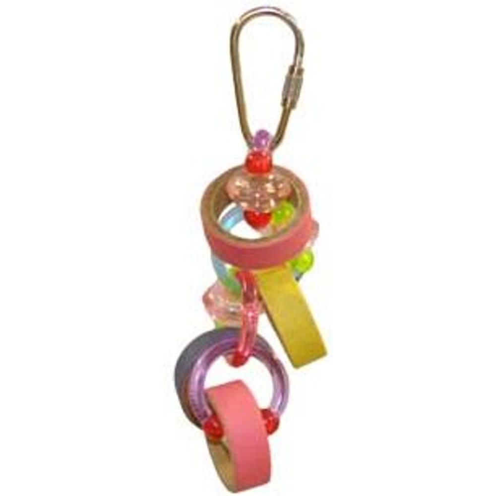 A and E Cages Happy Beaks Keet Rings Bird Toy One Size - Pet Supplies - A and E