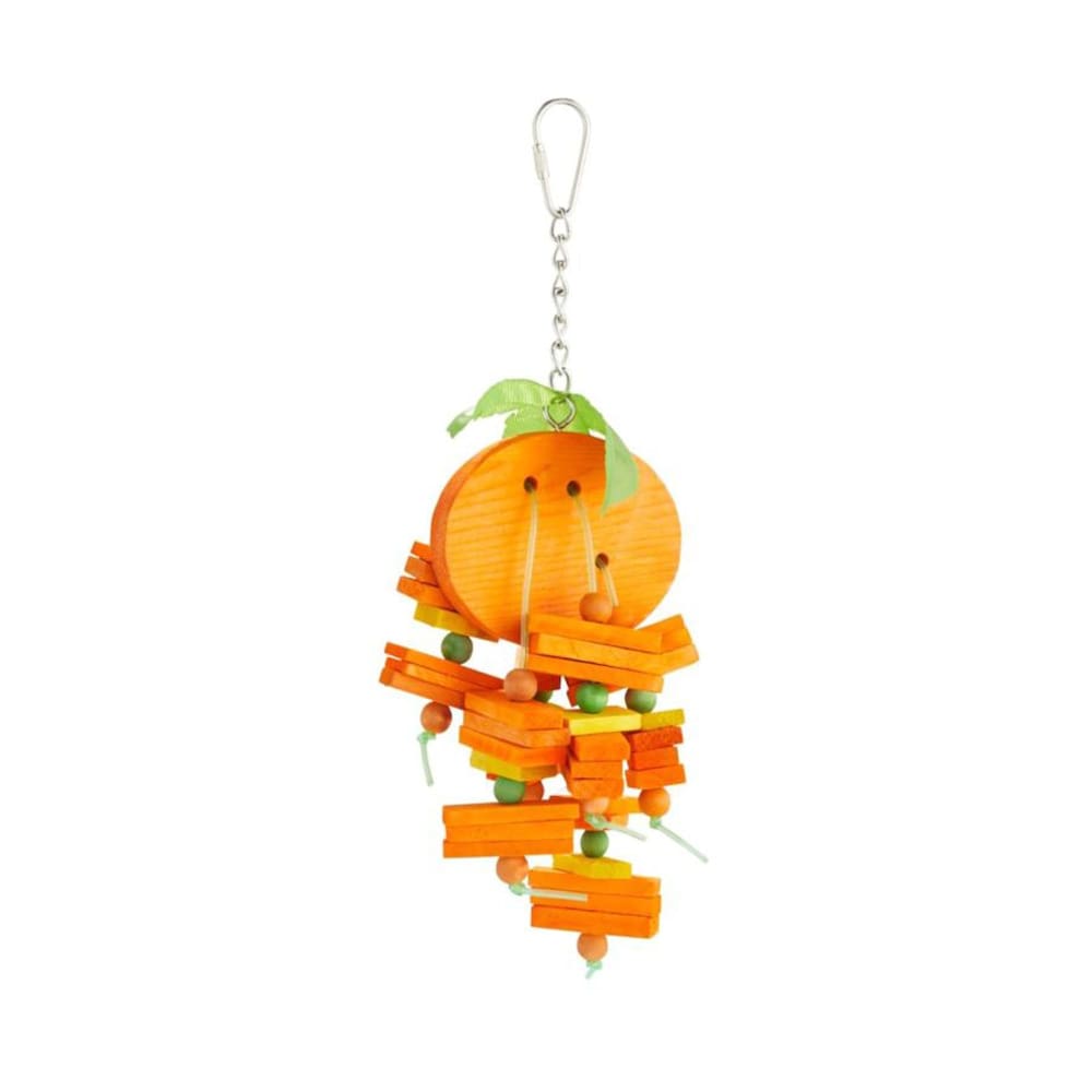 A and E Cages Happy Beaks Orange Bird Toy SM - Pet Supplies - A and E