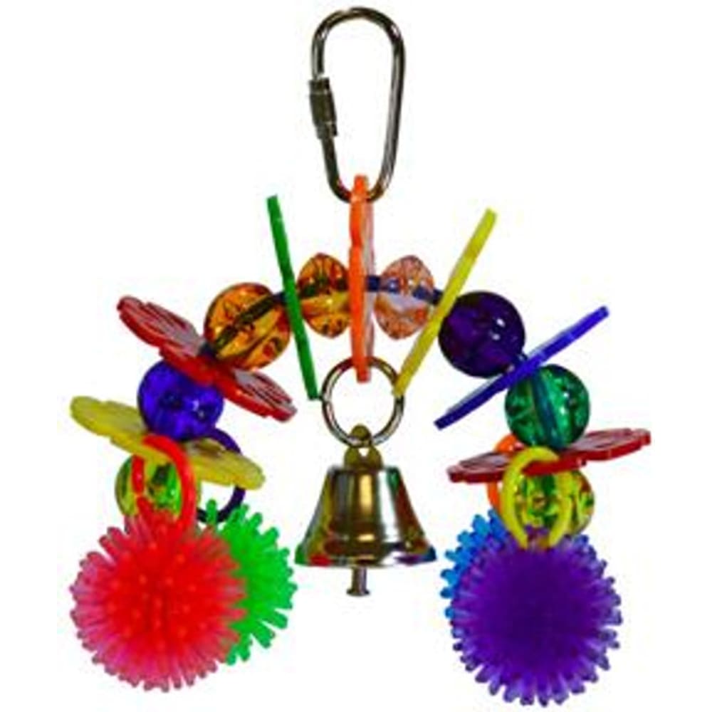 A and E Cages Happy Beaks Rainbow Bridge Bird Toy One Size - Pet Supplies - A and E