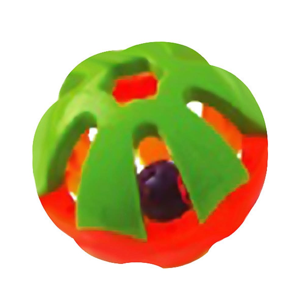 A and E Cages Happy Beaks Round Rattle Foot Bird Toy LG - Pet Supplies - A and E