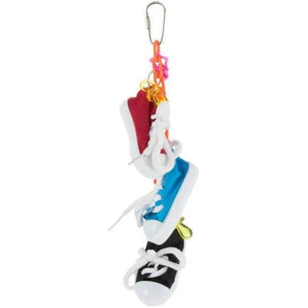 A and E Cages Happy Beaks Sneakers Bird Toy One Size - Pet Supplies - A and E