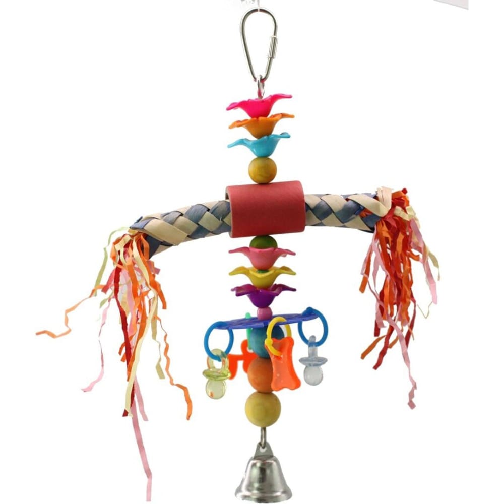 A and E Cages Happy Beaks Totem Pole Bird Toy One Size - Pet Supplies - A and E