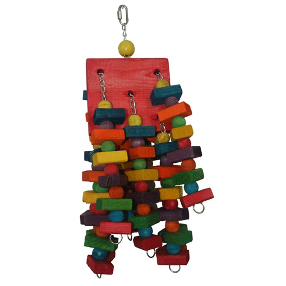 A and E Cages Happy Beaks Up Against the Wall Bird Toy LG - Pet Supplies - A and E