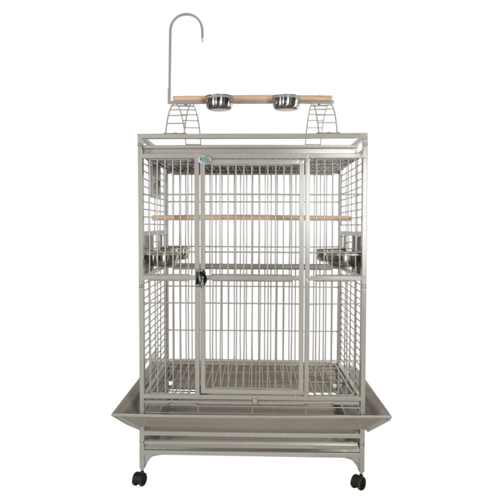 A and E Cages Play Top Cage Platinum 36in X 28in - Pet Supplies - A and E
