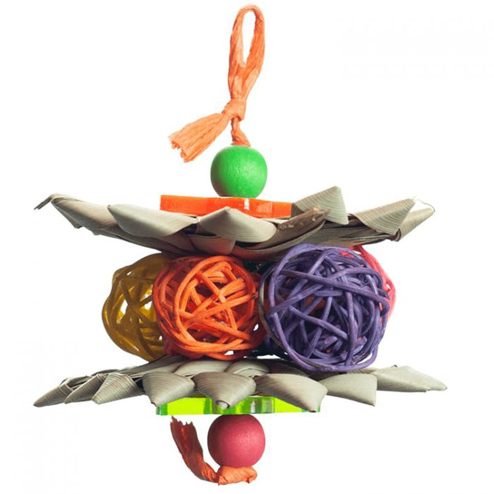 A &E Cages Nibbles Single Palm Star Stacks Small Animal Chew Toy 1ea-One Size - Pet Supplies - A and E