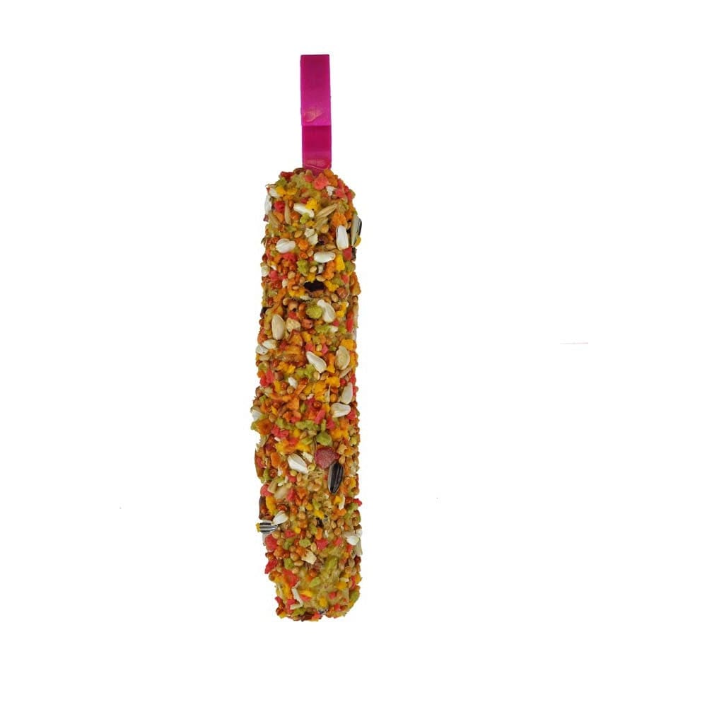 A & E Cages Smakers Snack Fruit Treat Stick Display for Cockatiels 12 Count - Pet Supplies - A and E