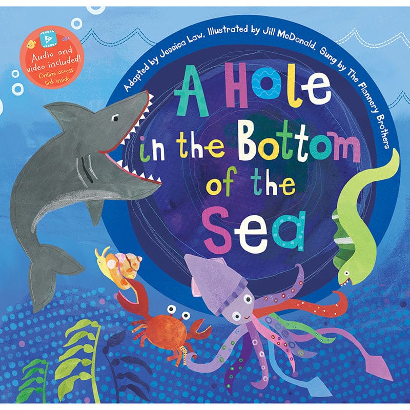 A Hole In The Bottom Of The Sea (Pack of 6) - Book With Cassette/CD - Barefoot Books