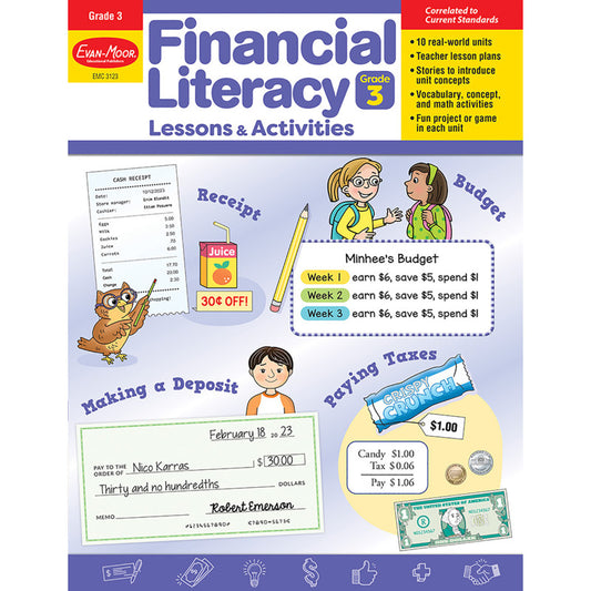 Gr3 Financial Literacy Lessons & Activities (Pack of 2)
