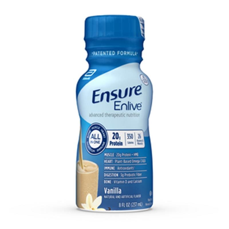 Abbott Ensure Enlive Vanilla 8 Oz Bottle Case of 24 - Nutrition >> Nutritionals - Abbott