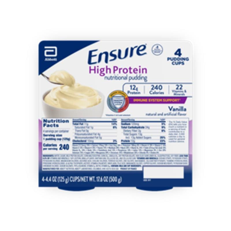 Abbott Ensure High Protein Pudding Vanilla Case of 24 - Item Detail - Abbott