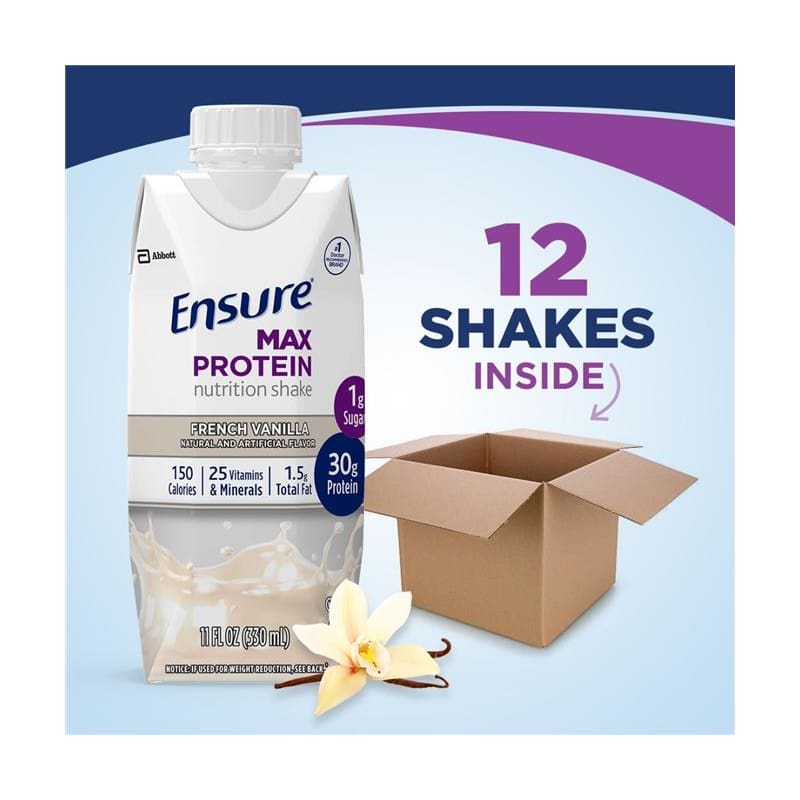 Abbott Ensure Max Protein Van 12Ct Case of 12 - Item Detail - Abbott