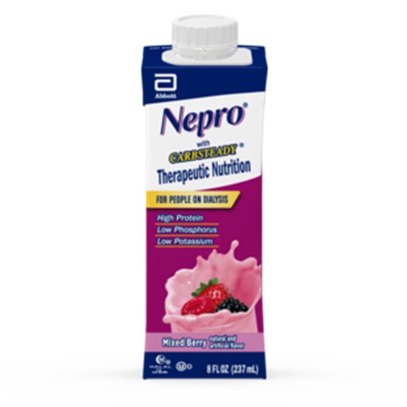 Abbott Nepro Mixed Berry 8 Oz Arc Case of 24 - Nutrition >> Nutritionals - Abbott