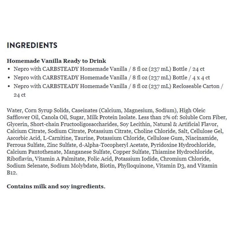 Abbott Nepro Vanilla 8 Oz Arc Case of 24 - Nutrition >> Nutritionals - Abbott