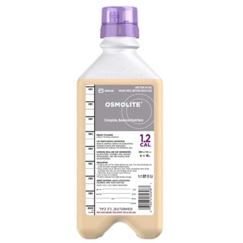 Abbott Osmolite 1.2 Cal 1000Ml Rth Case of 8 - Nutrition >> Nutritionals - Abbott