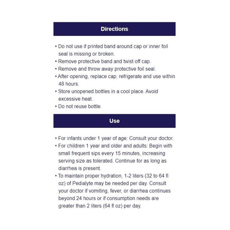 Abbott Pedialyte 1L Bottle Grape (Pack of 2) - Nutrition >> Nutritional Supplements - Abbott