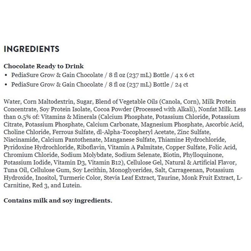 Abbott Pediasure G&G Tn Chocolate 8Oz Bottle Case of 24 - Item Detail - Abbott