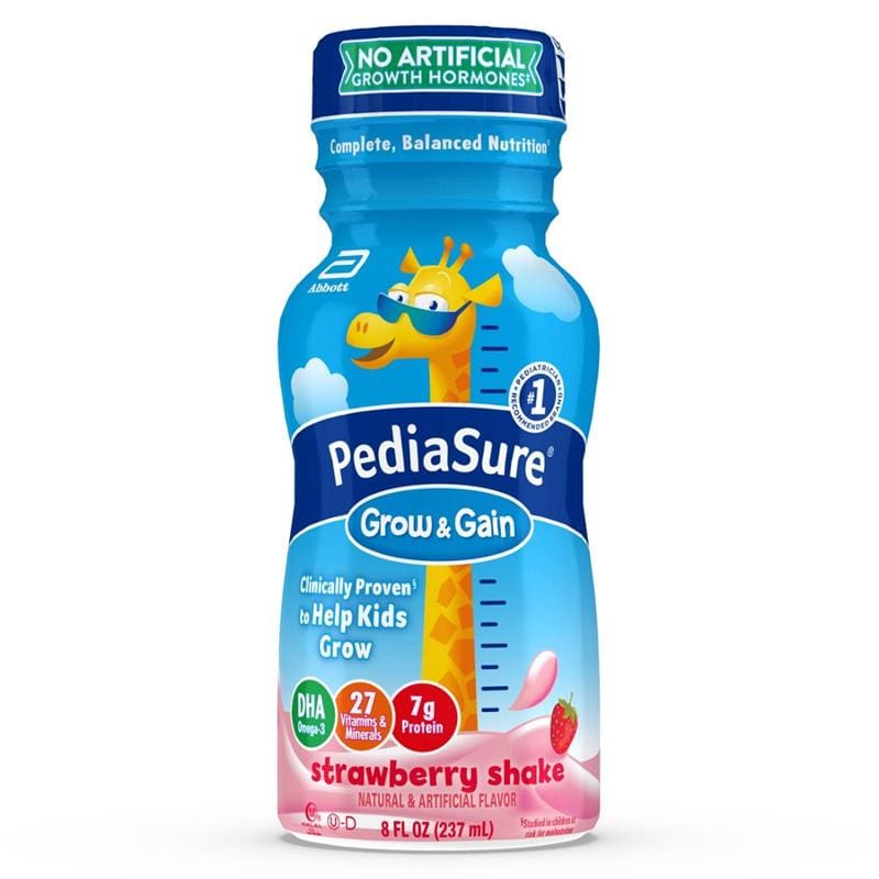 Abbott Pediasure Strawberry 8Oz Bottle Case of 24 - Nutrition >> Nutritionals - Abbott