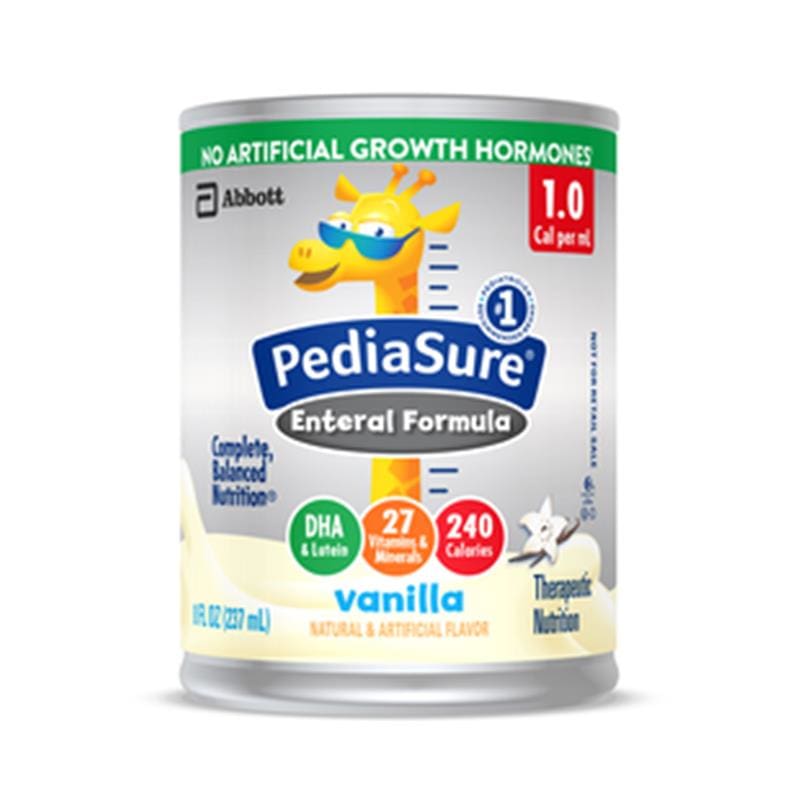 Abbott Pediasure Vanilla Enteral 8 Oz. Arc Case of 24 - Nutrition >> Nutritionals - Abbott