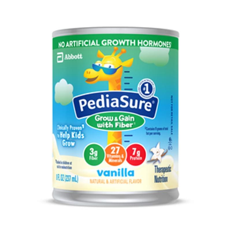 Abbott Pediasure Vanilla With Fib 8Oz Case of 24 - Nutrition >> Nutritionals - Abbott