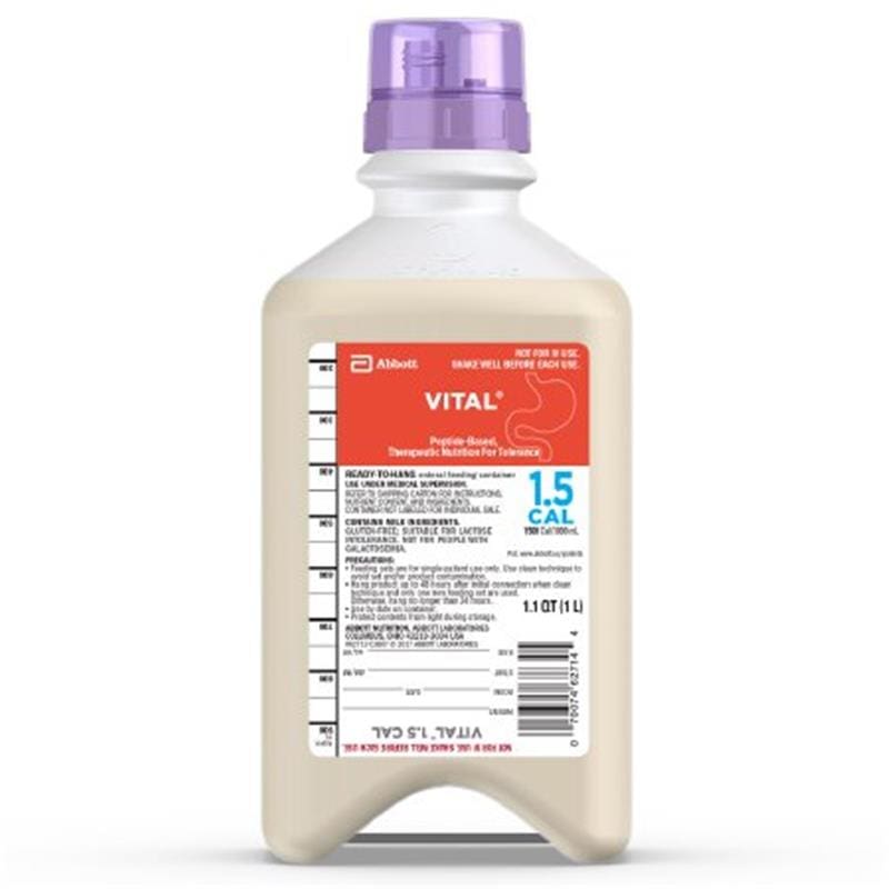 Abbott Vital 1.5 Cal 1000Ml Rth Case of 8 - Nutrition >> Nutritionals - Abbott