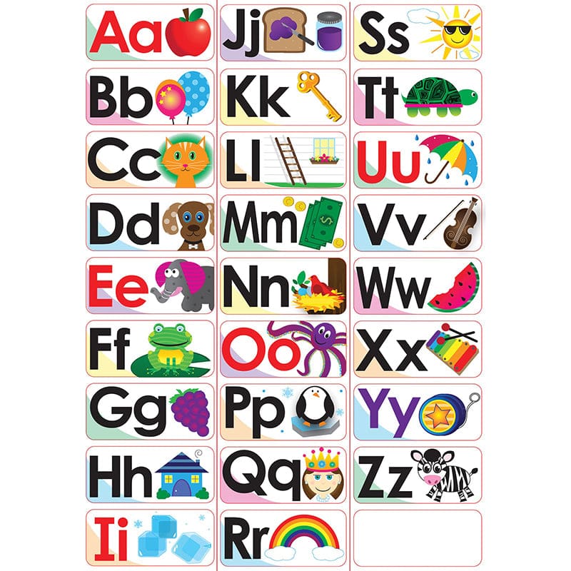 Abc Picture Words Double Sided Magnets (Pack of 6) - Whiteboard Accessories - Ashley Productions