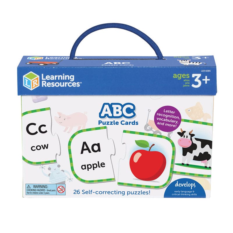 Abc Puzzle Cards (Pack of 3) - Language Arts - Learning Resources
