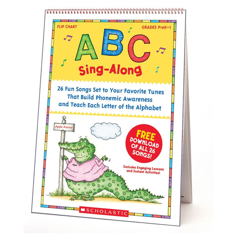 Abc Sing Along Flip Chart - Language Arts - Scholastic Teaching Resources