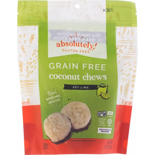 ABSOLUTELY GLUTEN FREE Grocery > Snacks ABSOLUTELY GLUTEN FREE: Key Lime Coconut Chews, 5 oz