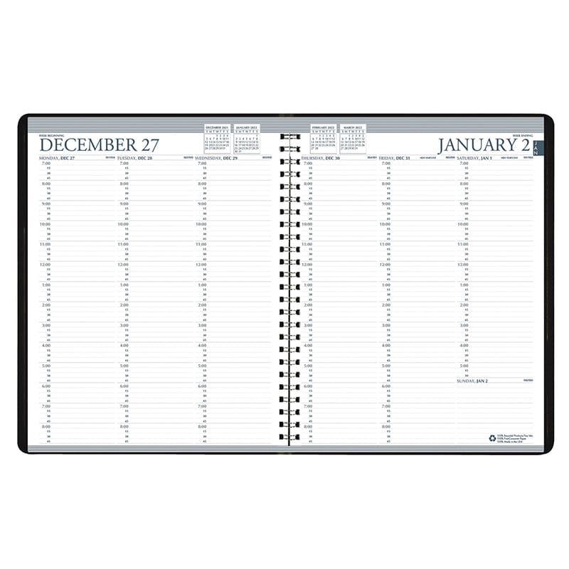 Academic Prof Weekly Planner 24 Months Jan - Dec - Plan & Record Books - House Of Doolittle