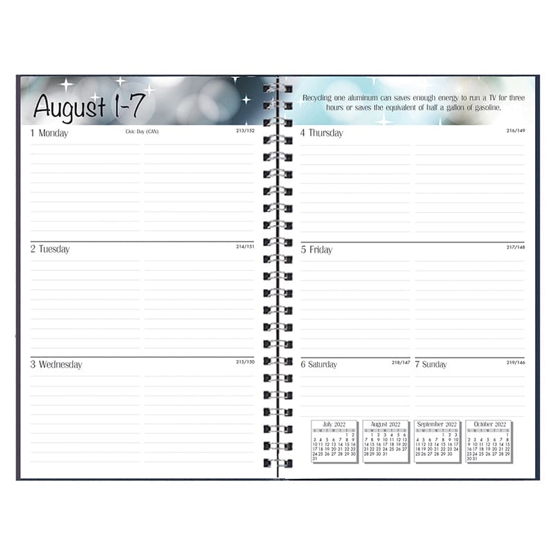 Academic Weekly Assignment Book Blk (Pack of 8) - Plan & Record Books - House Of Doolittle