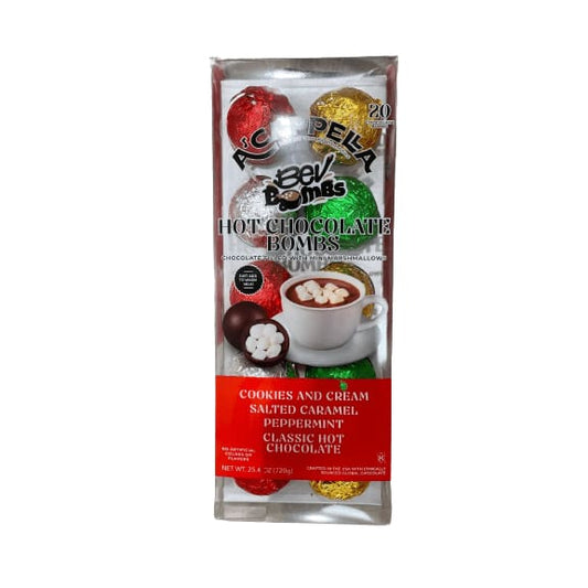 A'Cappella A'Cappella Chocolate BevBombs Hot Chocolate Cocoa Bombs, Variety Pack, 20 x 1.3 oz.