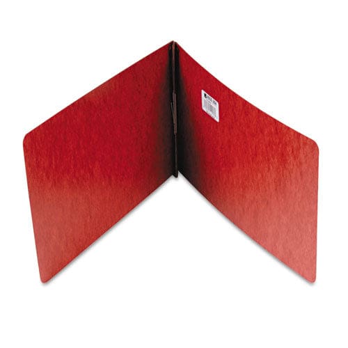 ACCO Pressboard Report Cover With Tyvek Reinforced Hinge Two-piece Prong Fastener 2 Capacity 8.5 X 14 Red/red - School Supplies - ACCO