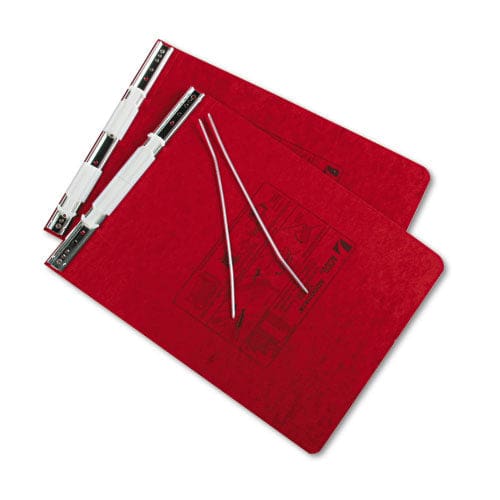 ACCO Presstex Covers With Storage Hooks 2 Posts 6 Capacity 9.5 X 11 Executive Red - Office - ACCO