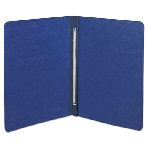 ACCO Presstex Report Cover With Tyvek Reinforced Hinge Side Bound Two-piece Prong Fastener 3 Capacity 8.5 X 11 Dark Blue - School Supplies -