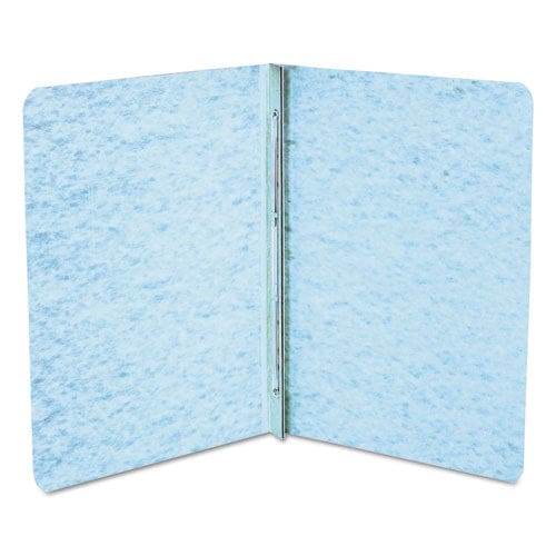ACCO Presstex Report Cover With Tyvek Reinforced Hinge Side Bound Two-piece Prong Fastener 3 Capacity 8.5 X 11 Light Blue - School Supplies