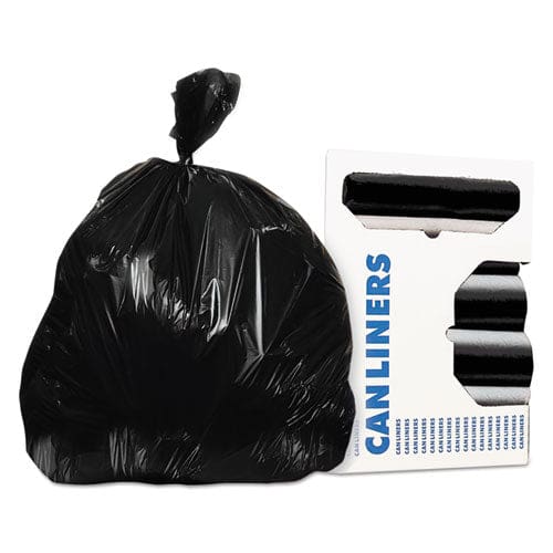 AccuFit Can Liners Prime Resin 37 X 50 1.3 Mils Black 20 Bags/roll 5 Rolls/carton - Janitorial & Sanitation - AccuFit®