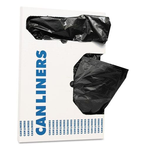 AccuFit Linear Low Density Can Liners With Accufit Sizing 16 Gal 1 Mil 24 X 32 Black 250/carton - Janitorial & Sanitation - AccuFit®