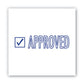 ACCUSTAMP2 Pre-inked Shutter Stamp Blue Approved 1.63 X 0.5 - Office - ACCUSTAMP2®