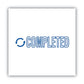 ACCUSTAMP2 Pre-inked Shutter Stamp Blue Completed 1.63 X 0.5 - Office - ACCUSTAMP2®