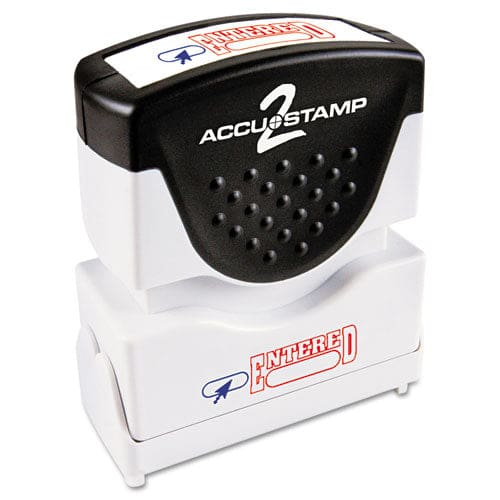 ACCUSTAMP2 Pre-inked Shutter Stamp Blue Completed 1.63 X 0.5 - Office - ACCUSTAMP2®